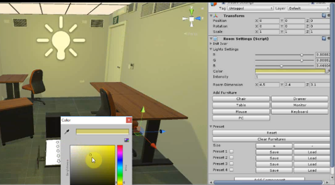 Using Virtual Reality for psychological testing across different environments